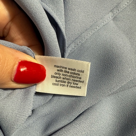 * ❤️LANE BRYANT DUSTY BLUE BLOUSE   26/28 plus - Picture 11 of 11